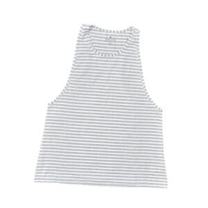 Athleta Gray Striped Tank Top 2XS Polyester Women's Activewear Gym Sleeveless